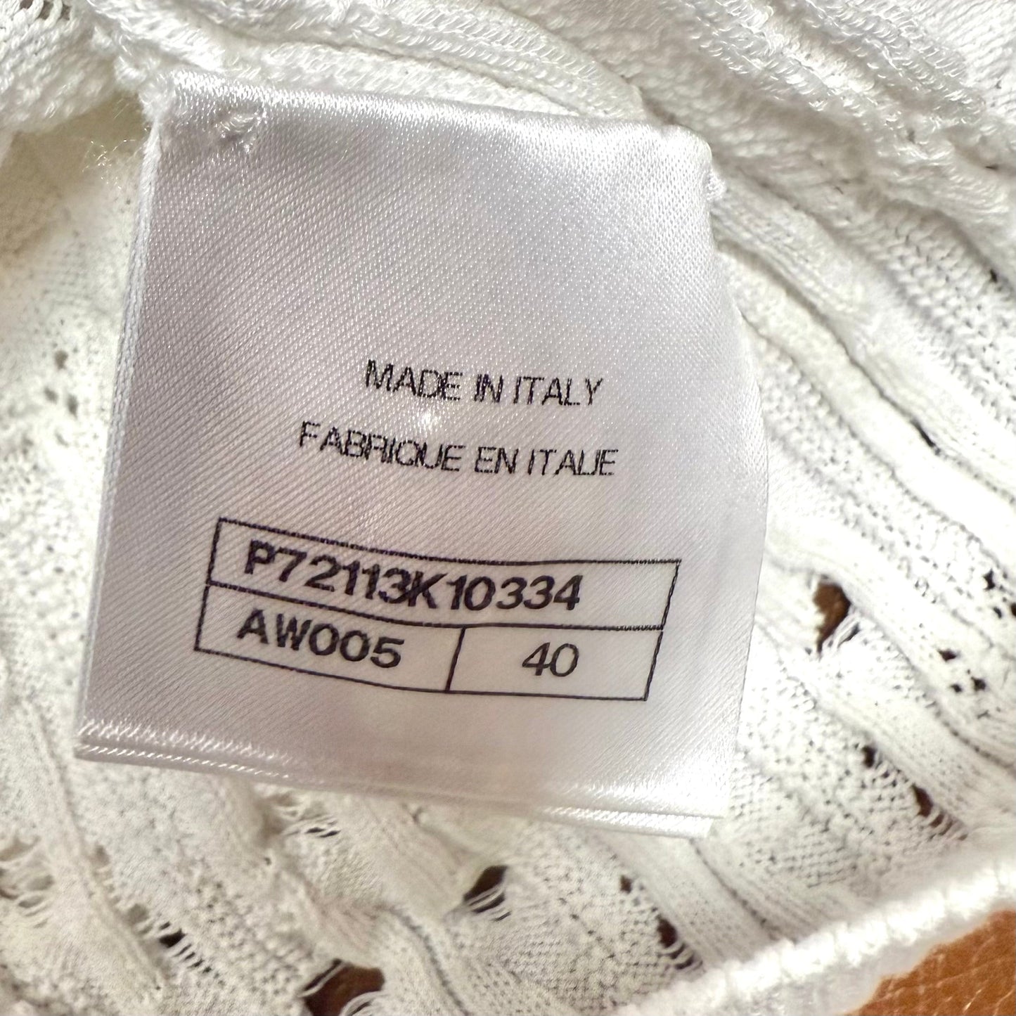 Chanel Cruise White Cardigan