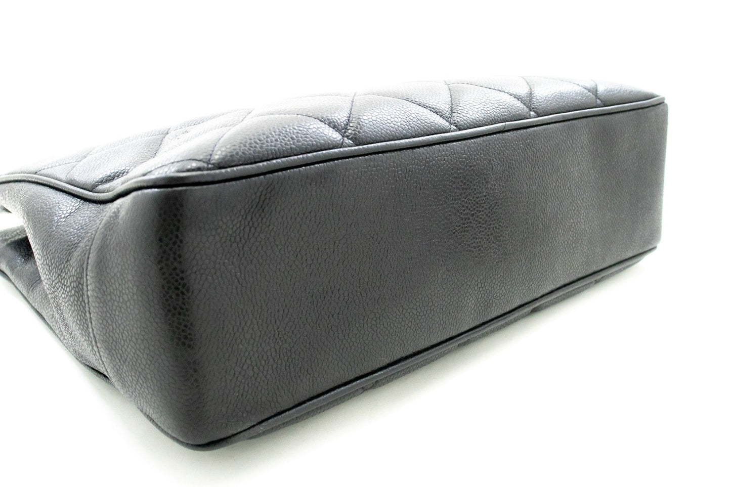 Chanel Large Leather Black Shoulder Bag 2