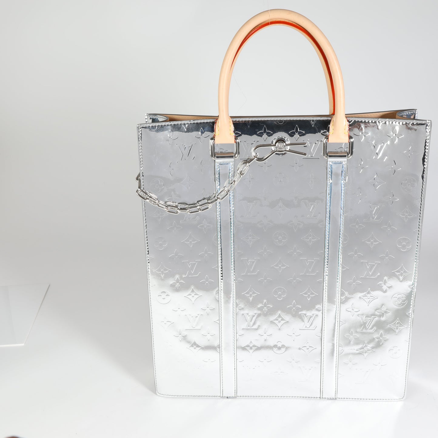 LOUIS VUITTON Limited Edition Monogram Mirror Coated Miroir Sac Plat