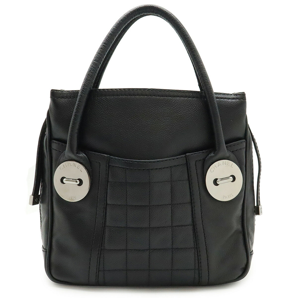 Chanel Choco Bar Caviar Skin Handbag