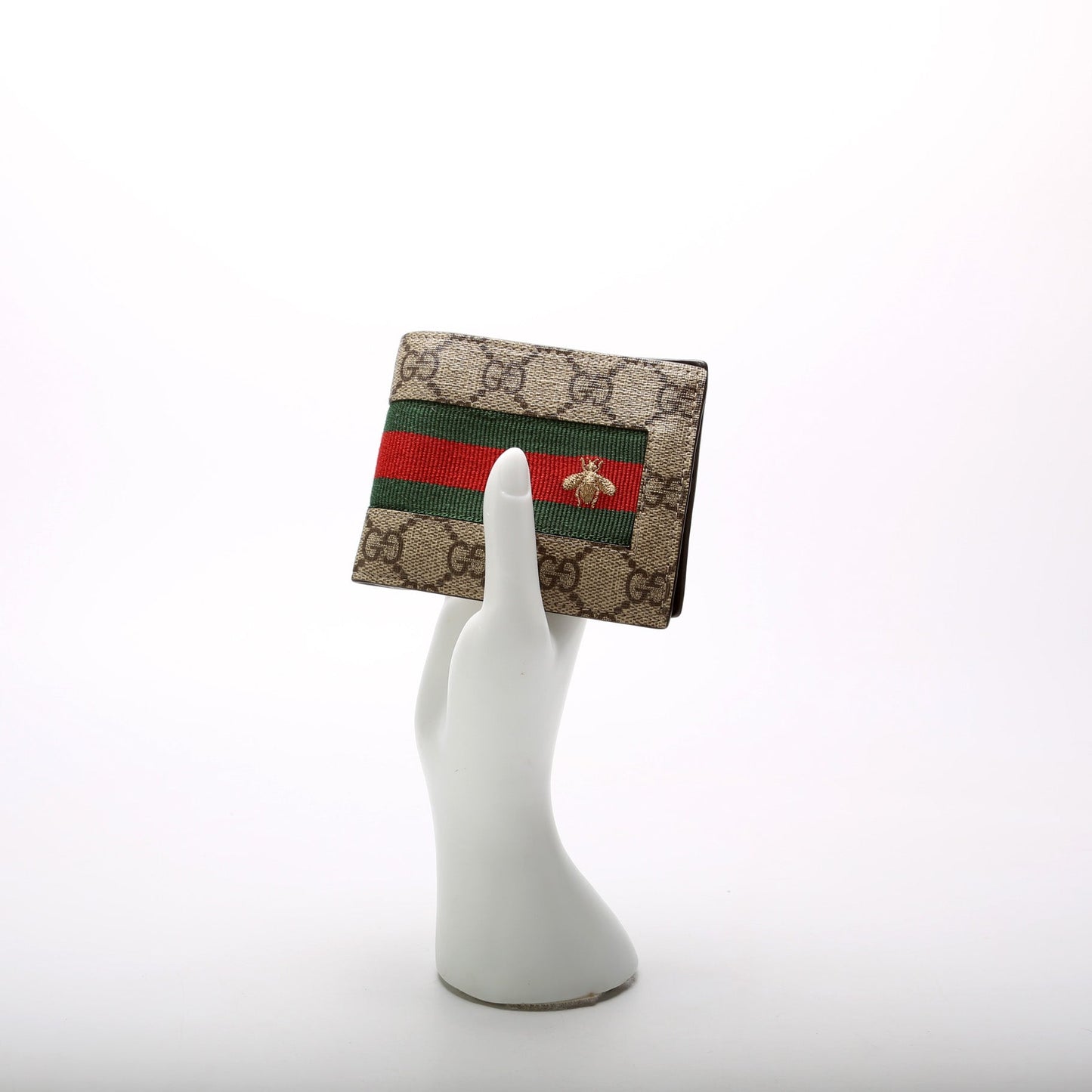 Gucci Supreme Web Bee Wallet 408827