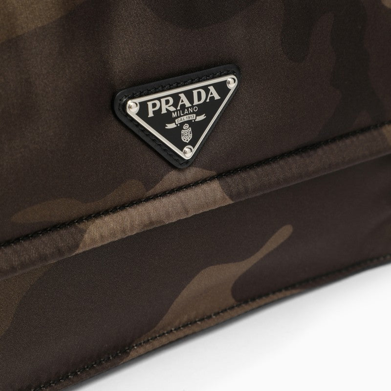 Prada Small Camouflage Shoulder Bag In Padded Re-Nylon Women