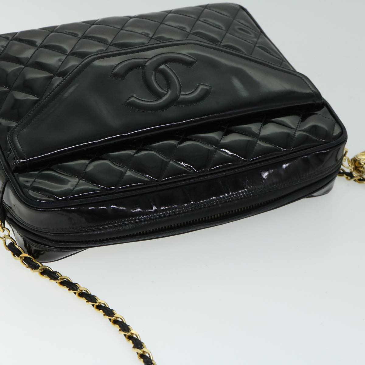 Chanel Leather Black Shoulder Bag 4