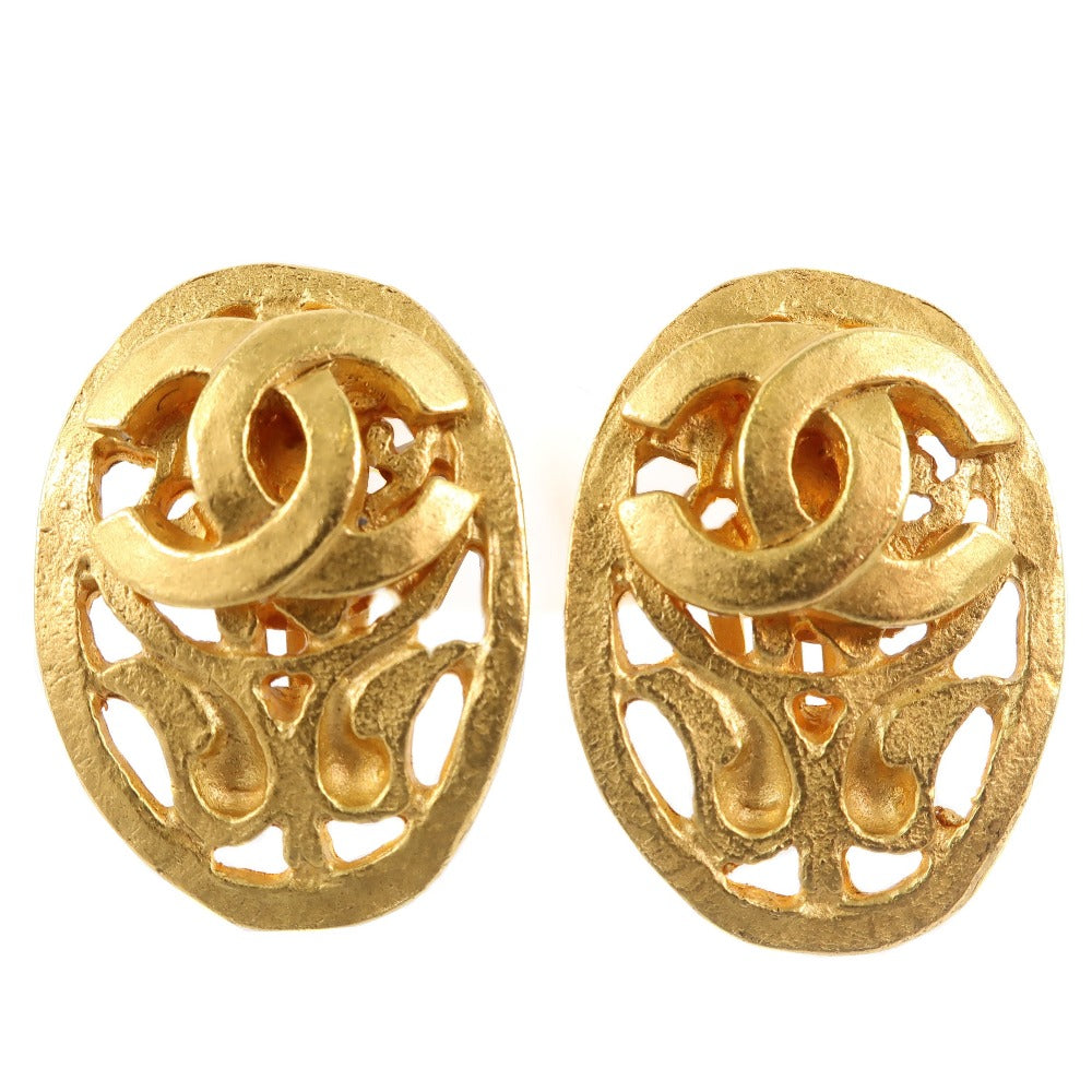 Chanel Chanel Earring Oral G 95A 9.47g ? Secondary? A Ranked Earring
