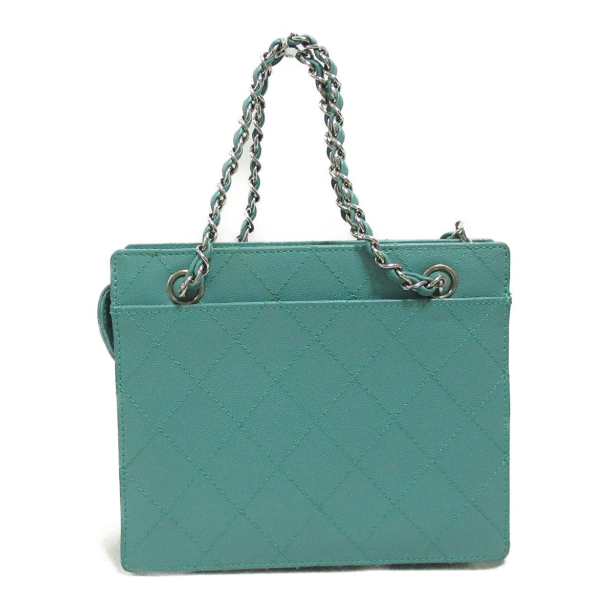 Chanel Chain Handbag Chain Handbag Chain Handbag Cabia S (Green ) Green Turquoise