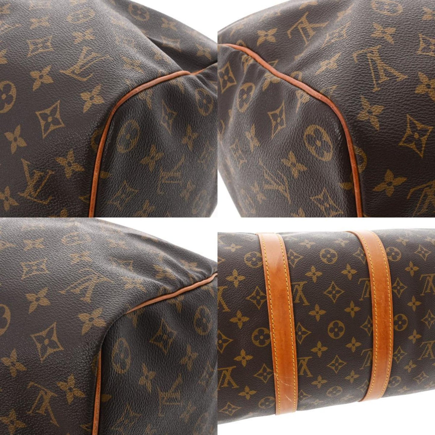 LOUIS VUITTON Monogram Keepall 45 Brown M41428 Women's Canvas Boston Bag