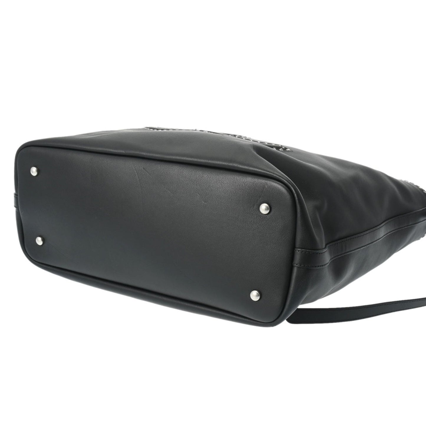 Chanel Large Leather Black Tote Bag 5