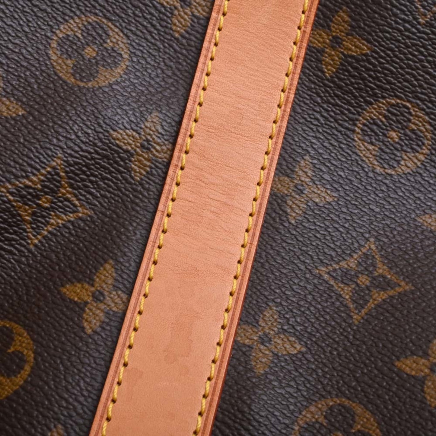 LOUIS VUITTON Monogram Keepall Bandouliere 55 Handbag Boston Bag M41414 Brown Women's