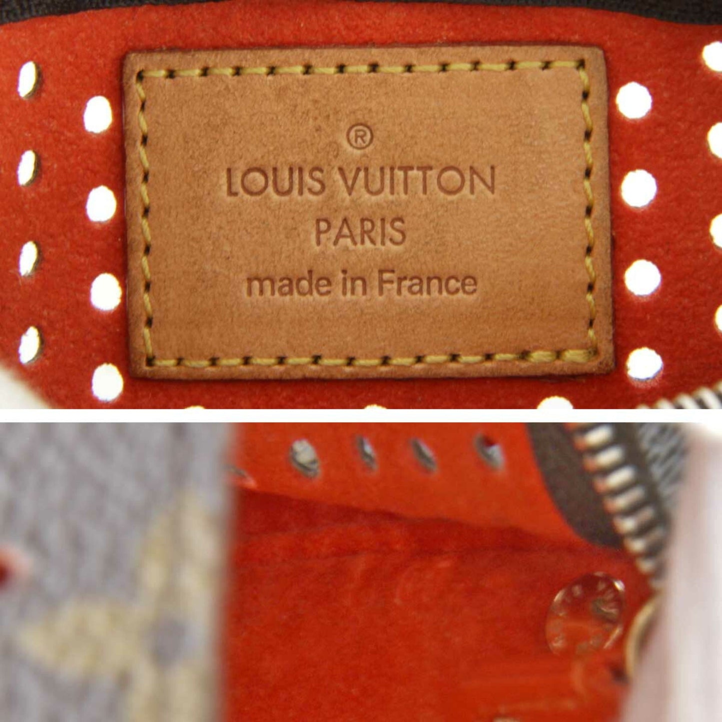 LOUIS VUITTON Pochette Plat M95187 Pouch Monogram Perfo Women's