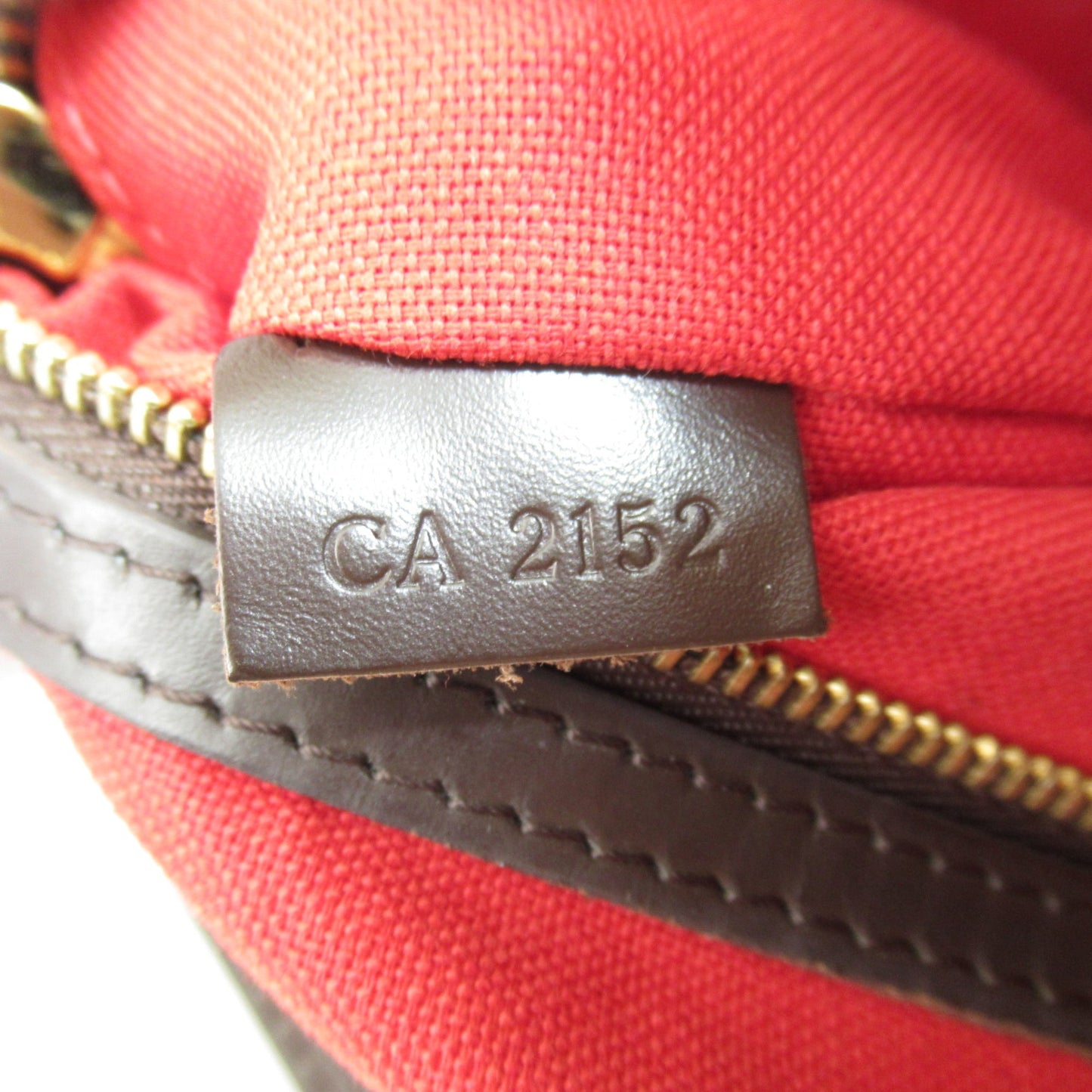 LOUIS VUITTON Hippo Rivington Brown Red Damier PVC coated canvas N41108