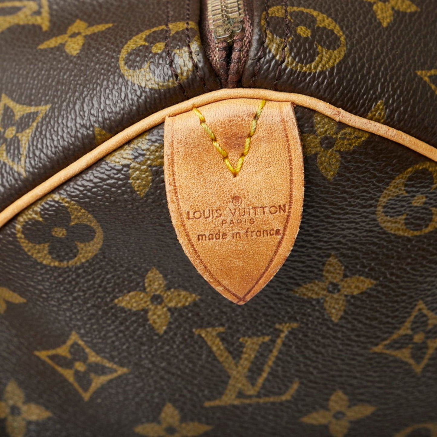 LOUIS VUITTON Monogram Keepall 50 Boston Bag M41426 Brown PVC Leather Ladies
