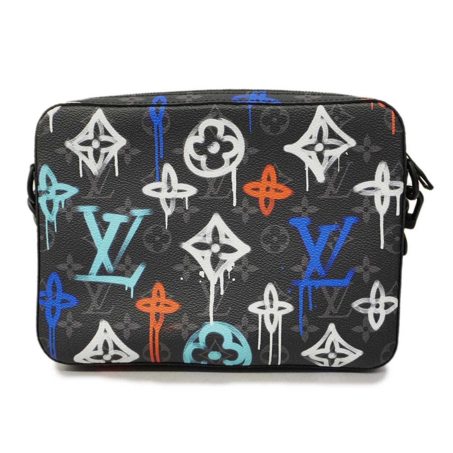 LOUIS VUITTONAuth Monogram Eclipse Trio Messenger M30848 Men's Shoulder Bag