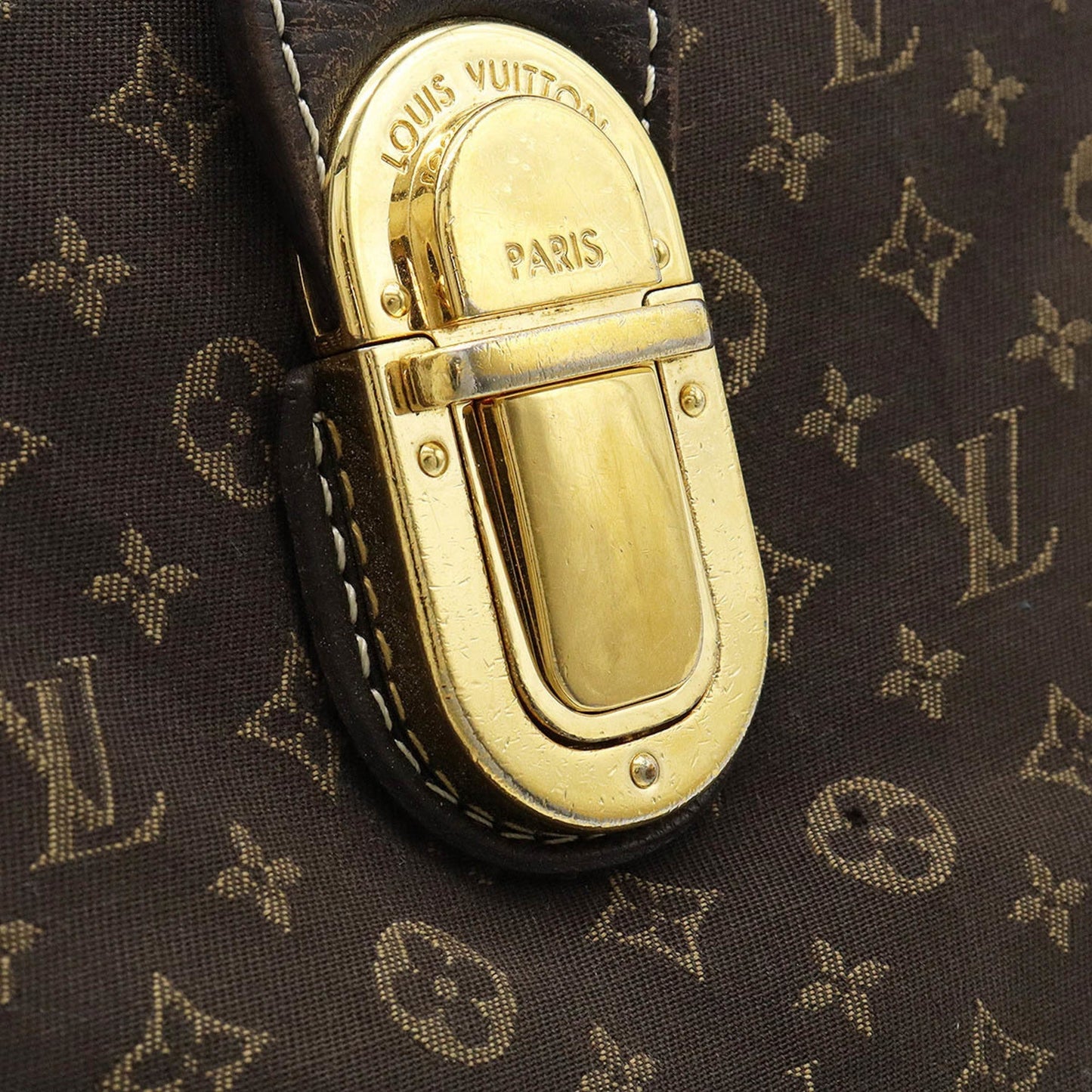 LOUIS VUITTON Monogram Ideal Romance Shoulder Bag Fuzan Brown M56699