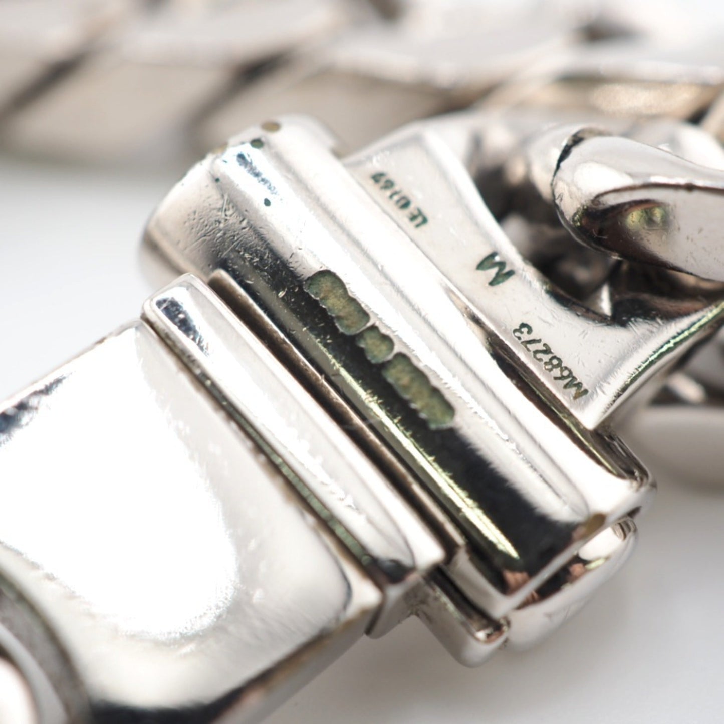 LOUIS VUITTON M68273 Bracelet LV Chain Links M Silver Men's