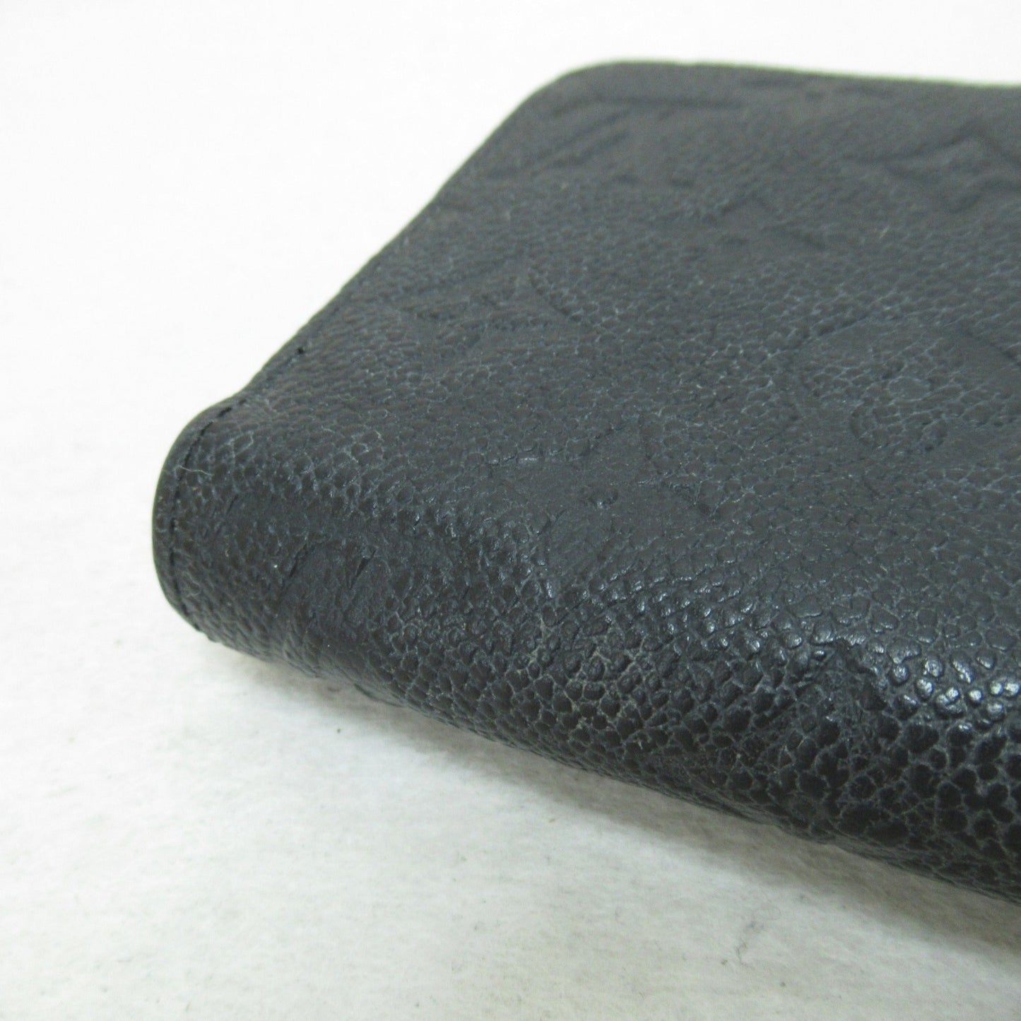 LOUIS VUITTON Zippy wallet purse Black Black Monogram empreinte leather M61864