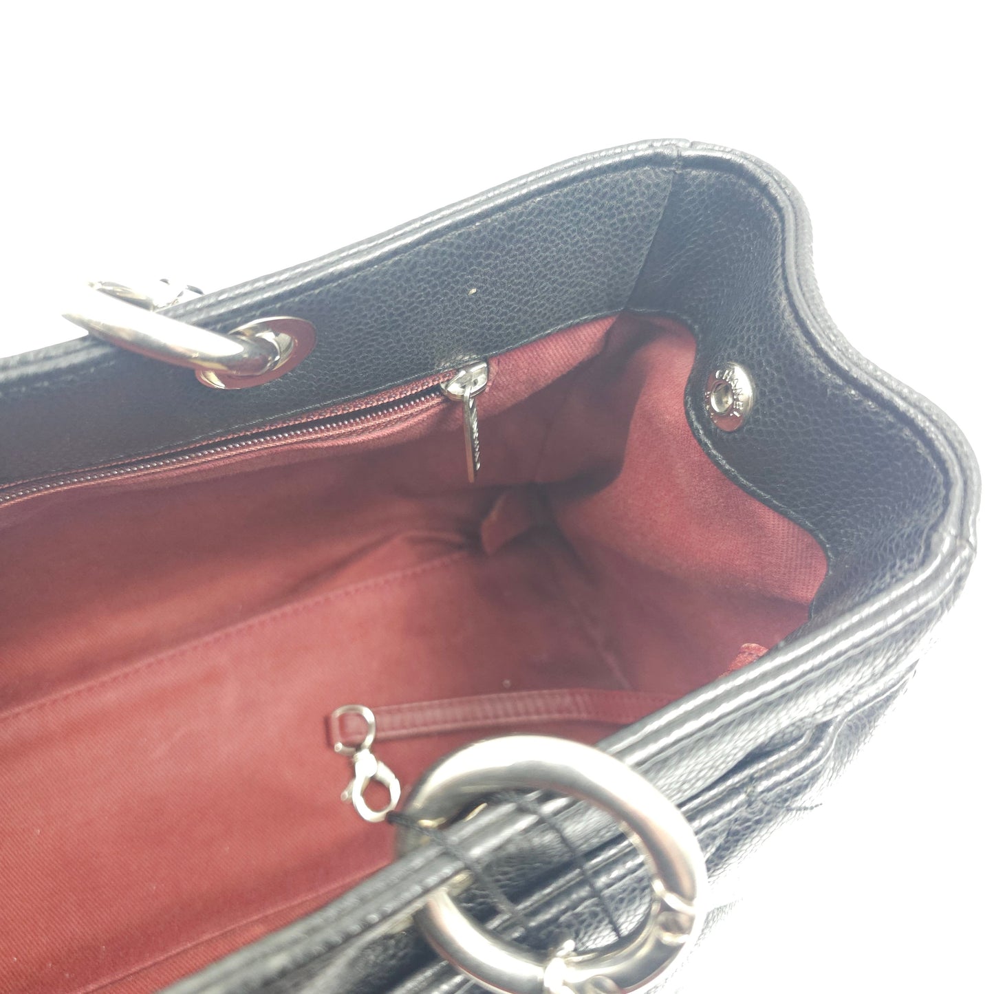 Chanel Calfskin Leather Timeless shopping tote bag TWS