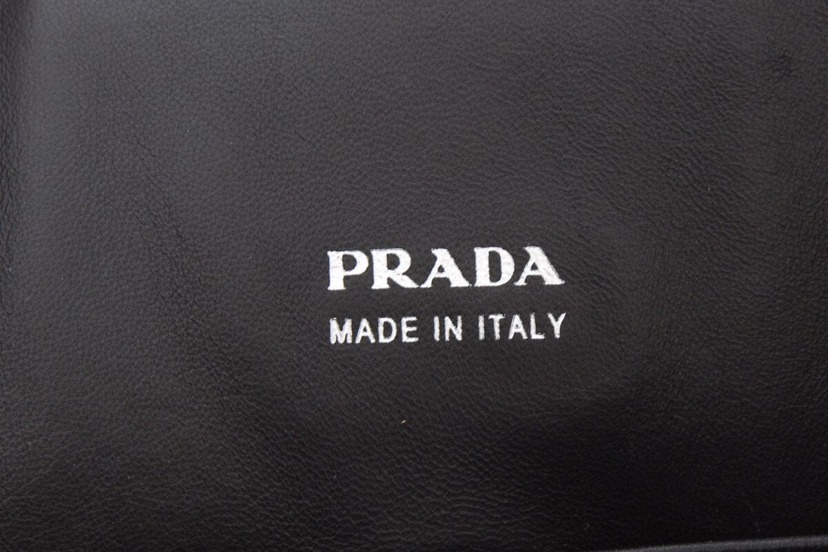 Prada Multi Striped Leather Tote