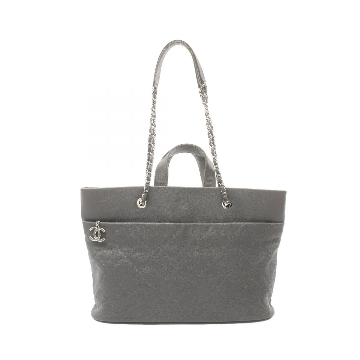 Chanel Caviar Skin Matelasse Tote Bag