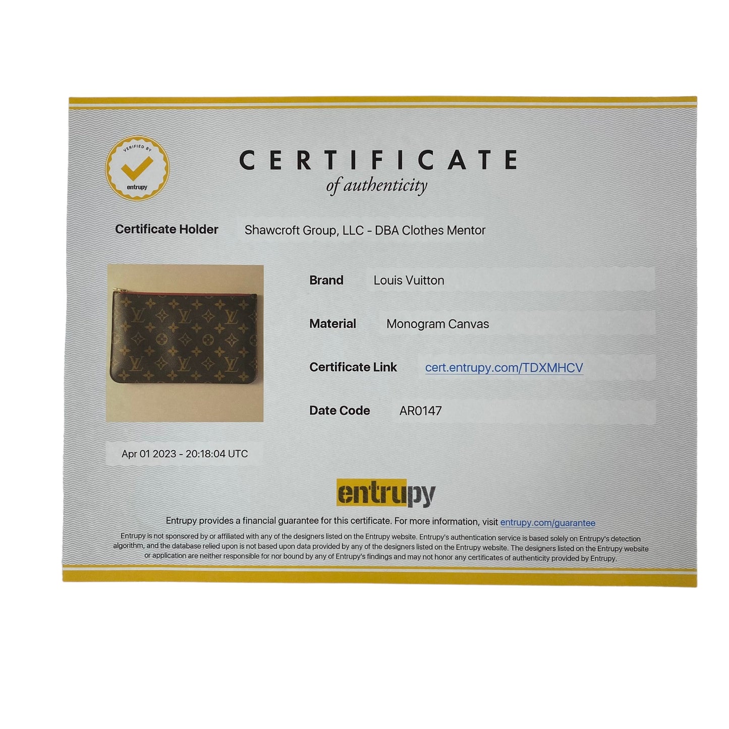 Clutch Luxury Designer By Louis Vuitton Size: Medium