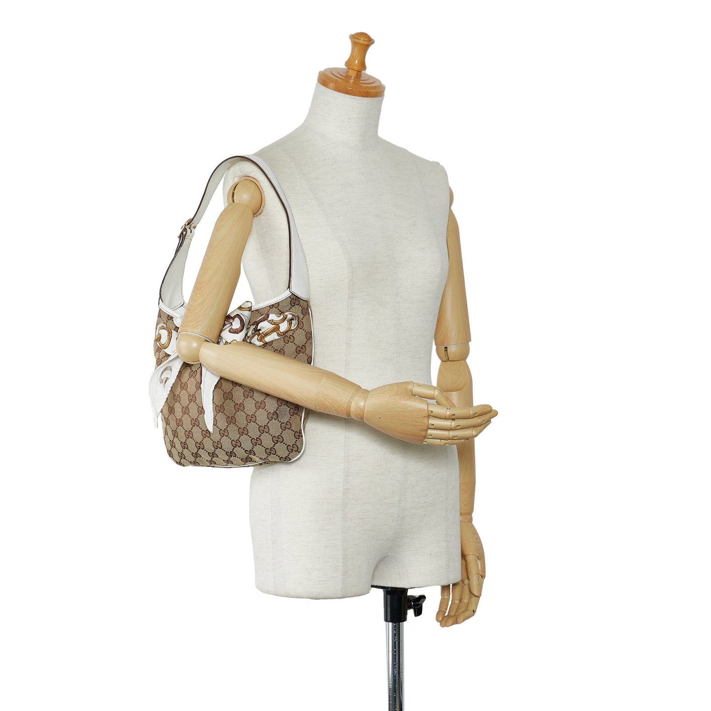 GUCCI GG Canvas Positano Hobo Hobo Bag