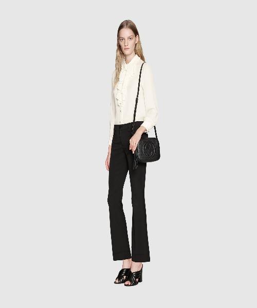 Gucci Soho Small Leather Disco Bag Black