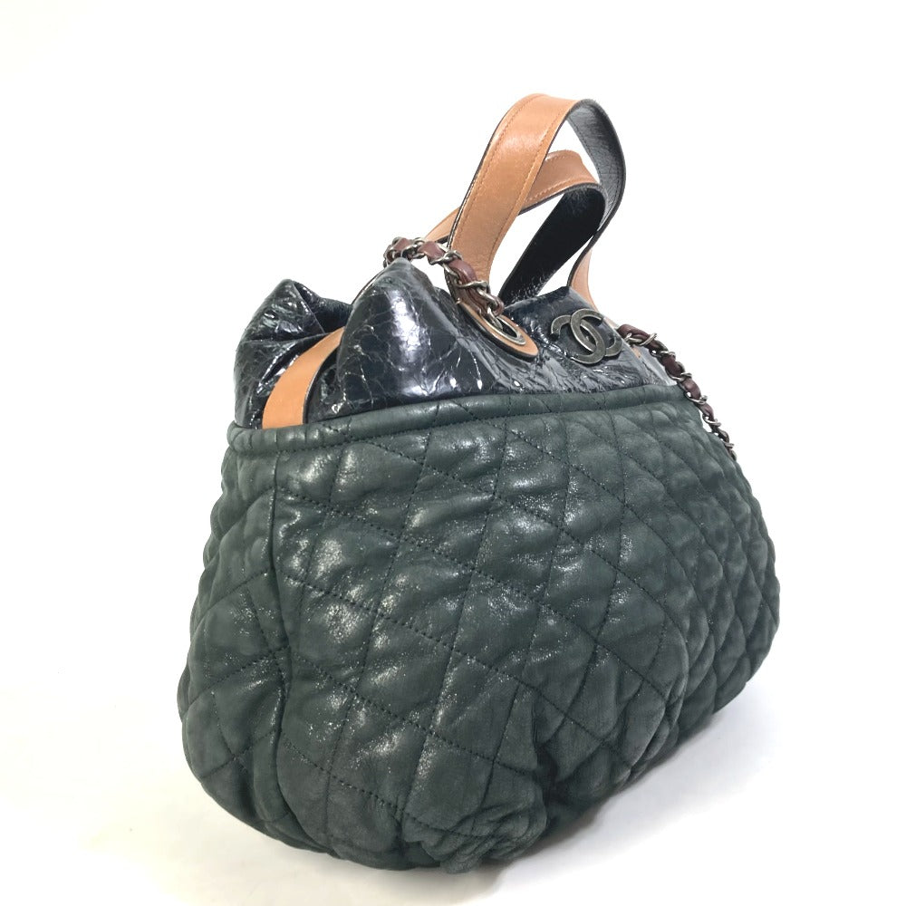 Chanel 30 Leather Black Shoulder Bag 7