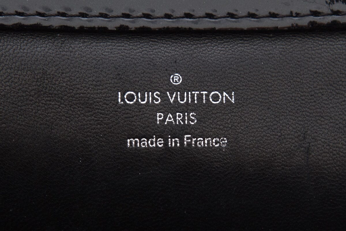 Louis Vuitton Black Patent Leather Limited Edition Lockit Handbag