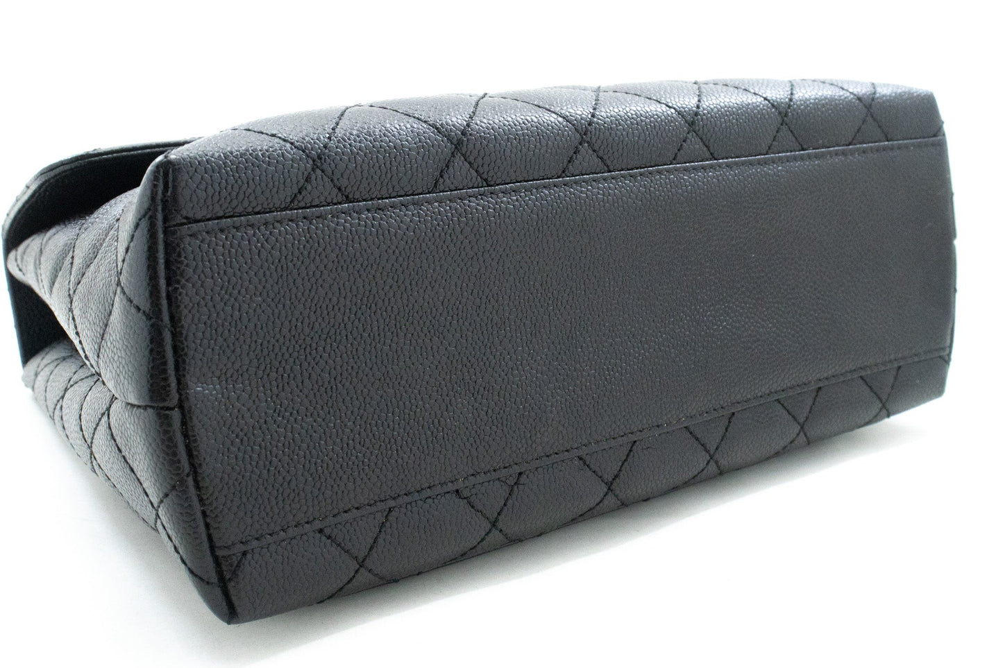 Chanel Kelly Leather Black Shoulder Bag 4