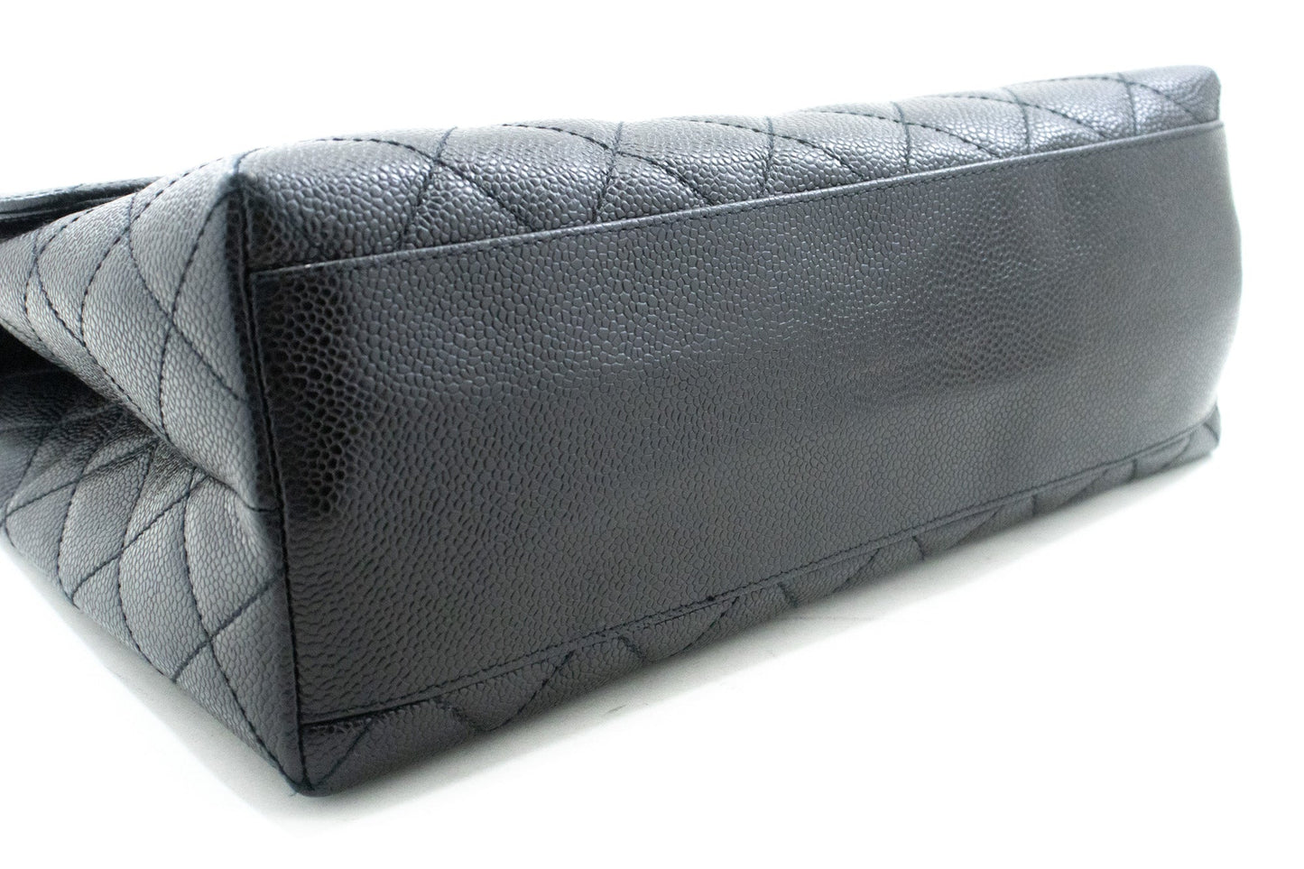 Chanel Kelly Leather Black Shoulder Bag 3