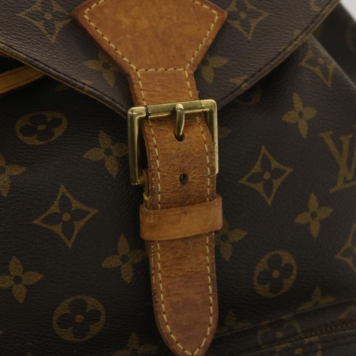 LOUIS VUITTON Monogram Montsouris GM Backpack M51135 LV Auth 36359