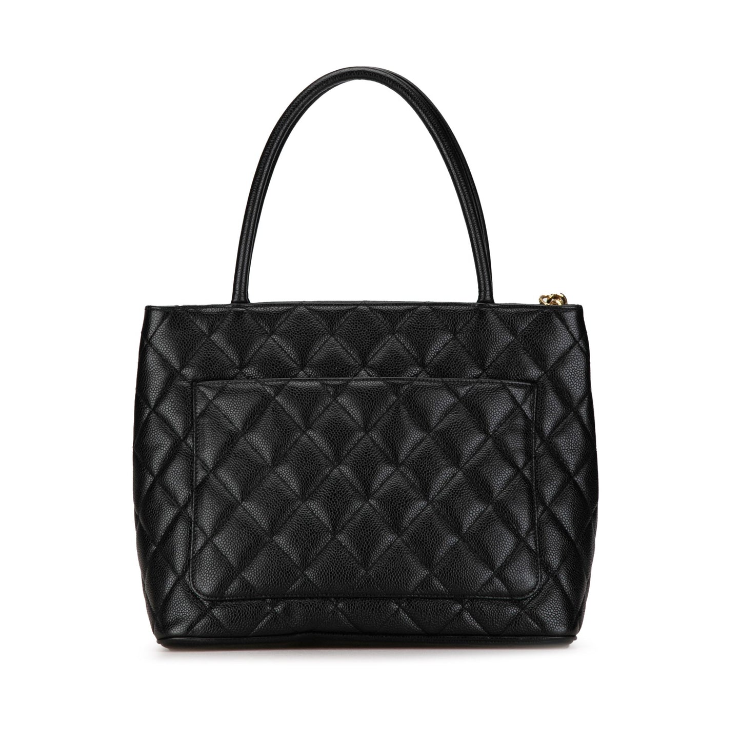 Chanel Caviar Leather Black Tote Bag 6