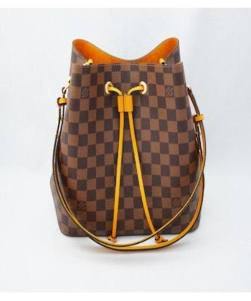 Louis Vuitton NéoNoé Bag Damier Ebene Safran