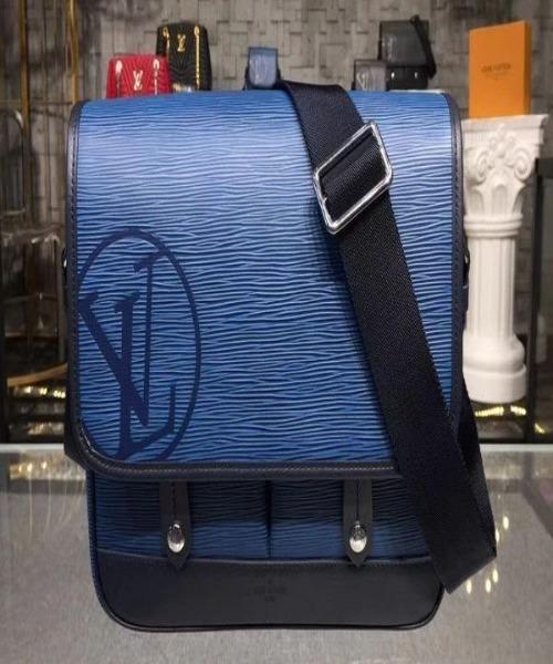 Louis Vuitton Messenger PM Epi Leather Blue
