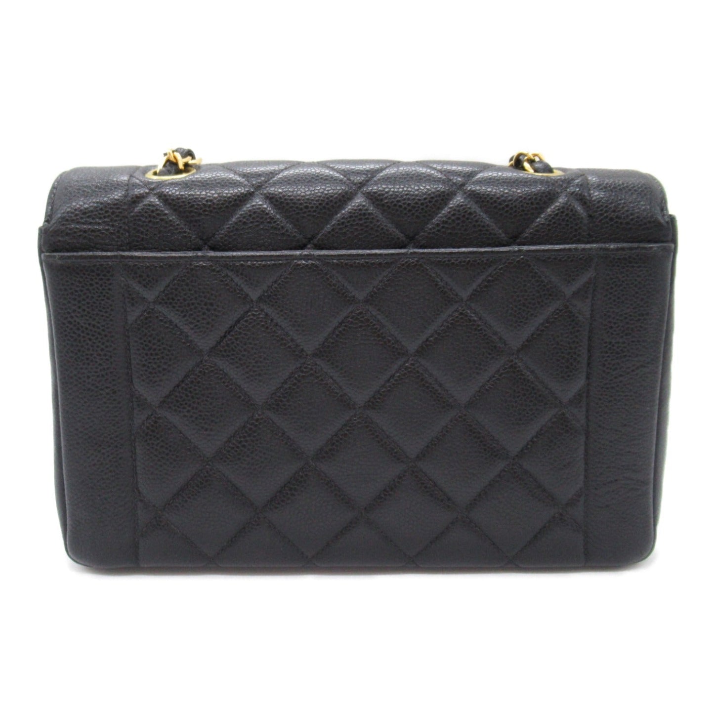 Chanel Chanel Matrasse Diana Chain Shoulder Bag Shoulder Bag Caviar S (Green ) Black