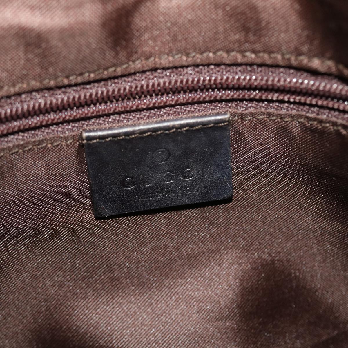 GUCCI GG Canvas Jackie Hand Bag Beige 001 3734 49789