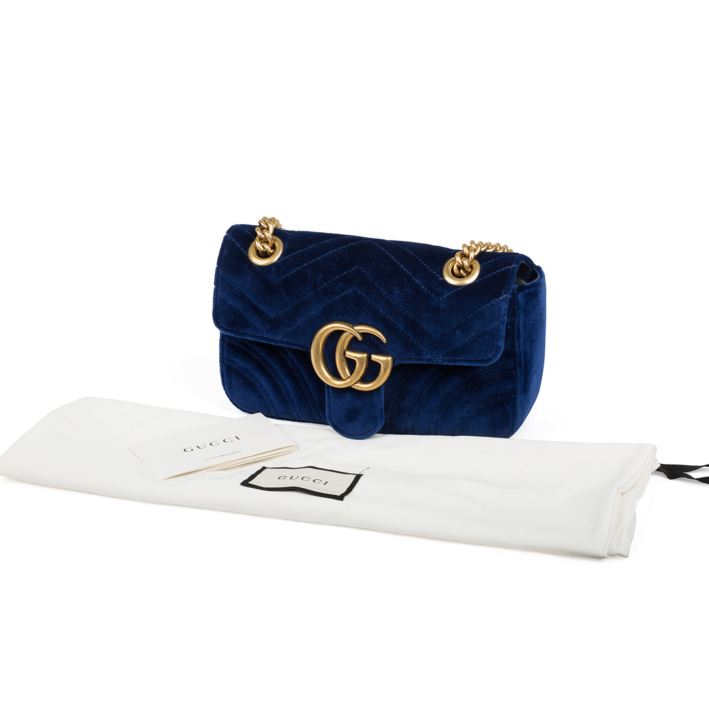 Gucci GG Marmont Velvet Mini Handbag