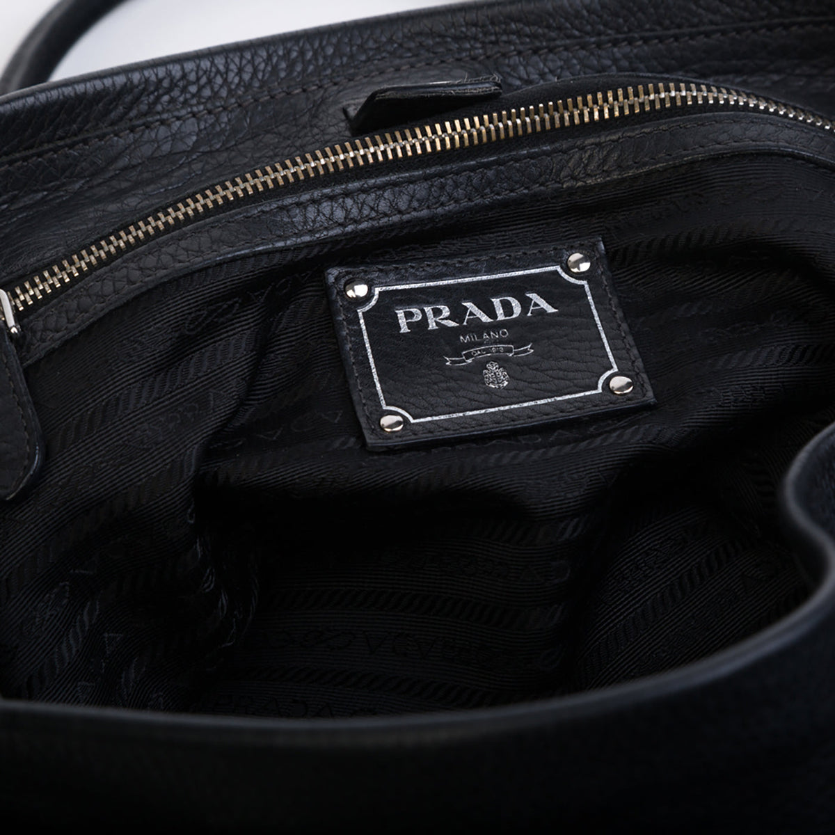 Prada Soft grained shopper