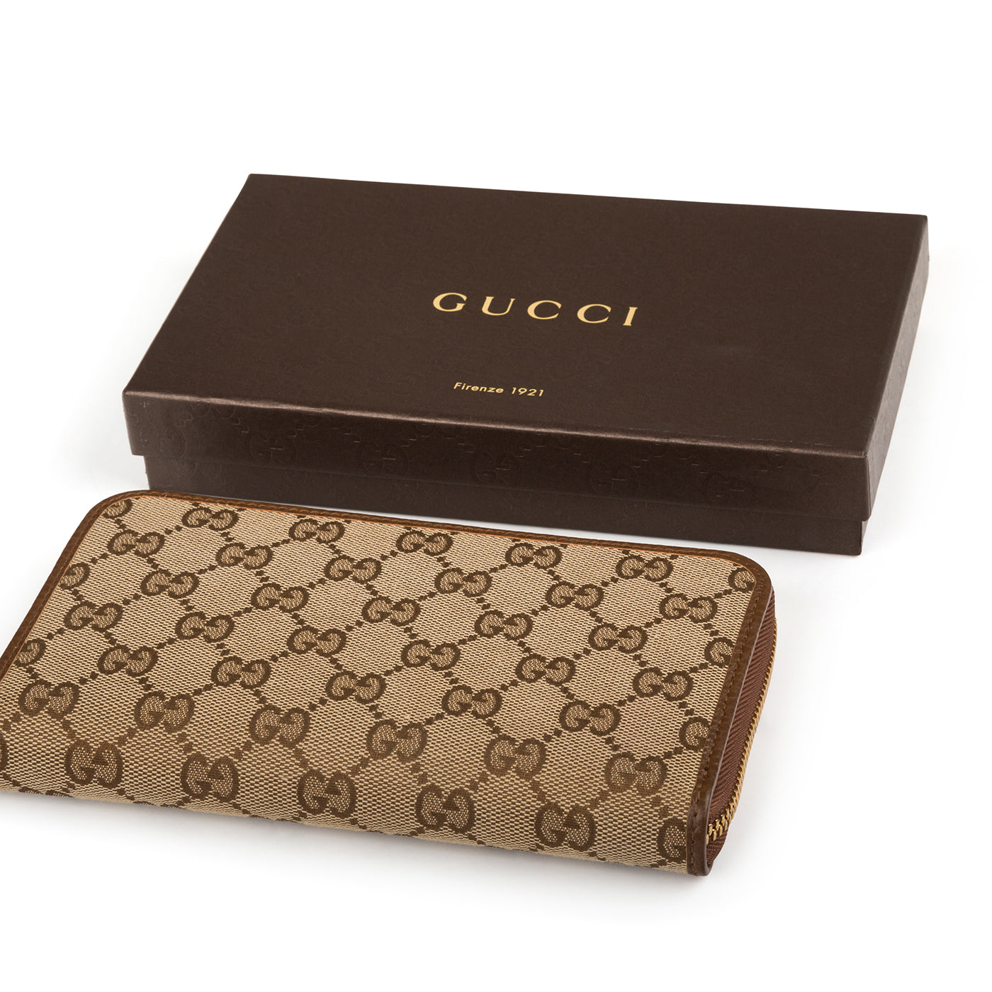 Gucci Monogram Canvas Wallet