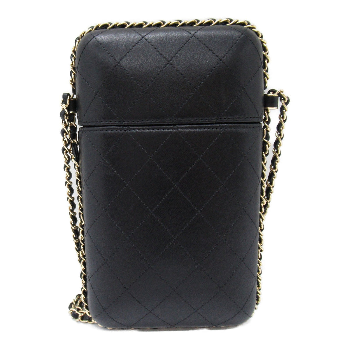 CHANEL Chain Pochette Chain Bag Chain Bag Ramble S Black Box