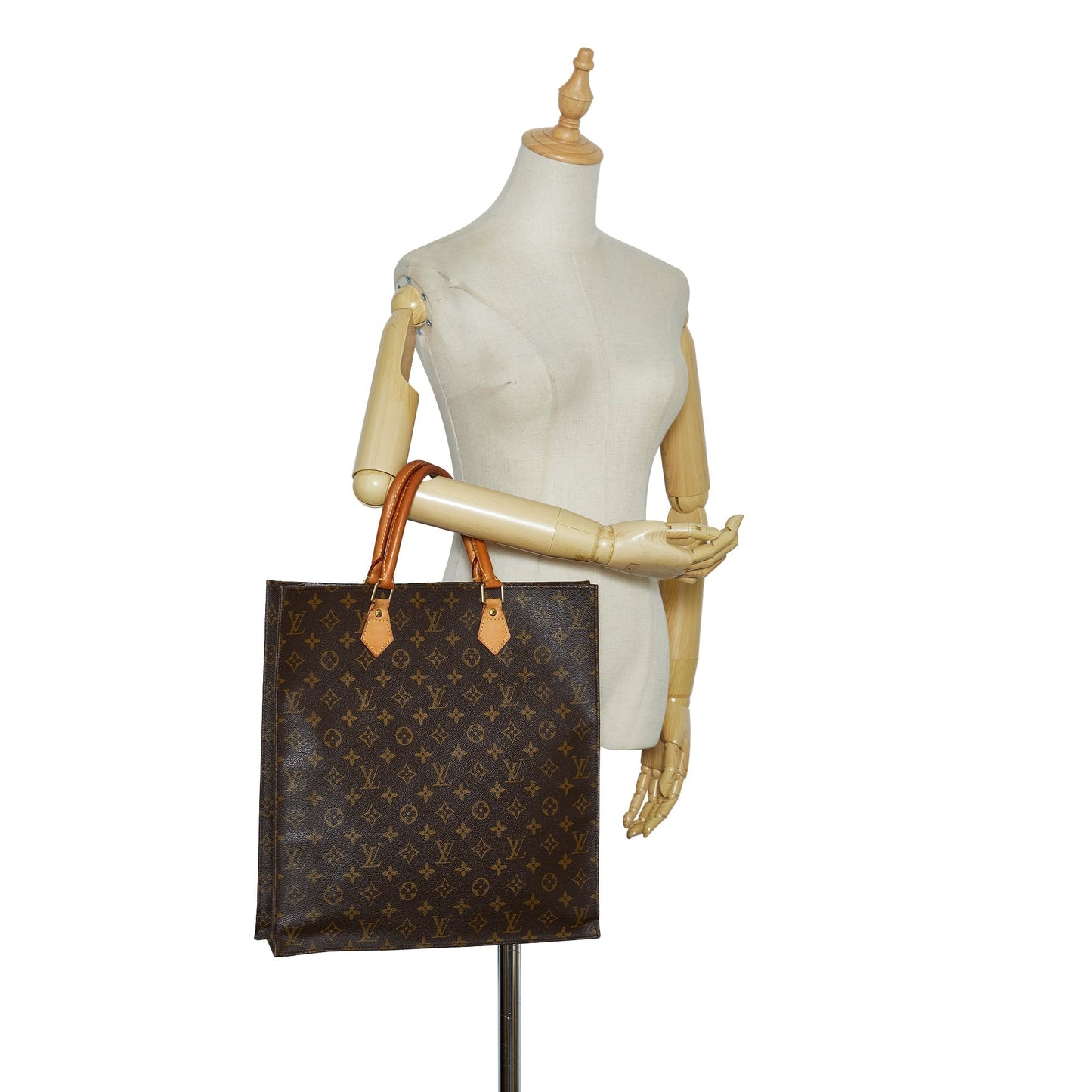 LOUIS VUITTON Monogram Sac Plat Tote Bag