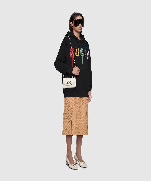 Gucci Zumi White Smooth Leather Mini Bag
