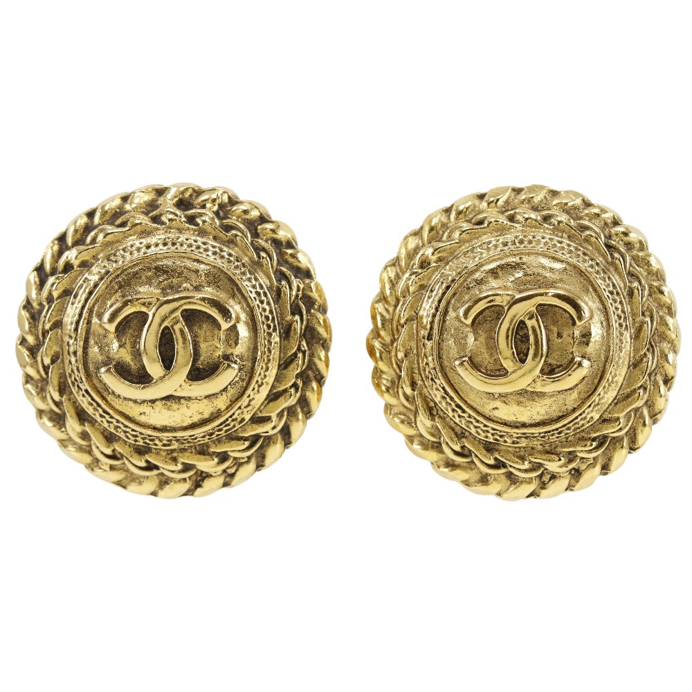 CHANEL CHANEL COCOMARK EARLING G French made 23.8g COCO MARK LADYES