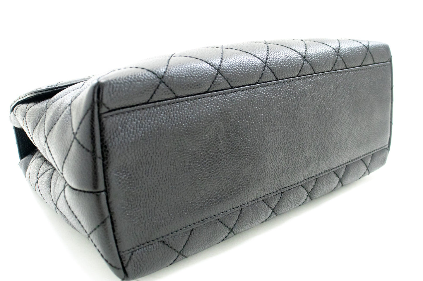 Chanel Kelly Leather Black Shoulder Bag 2