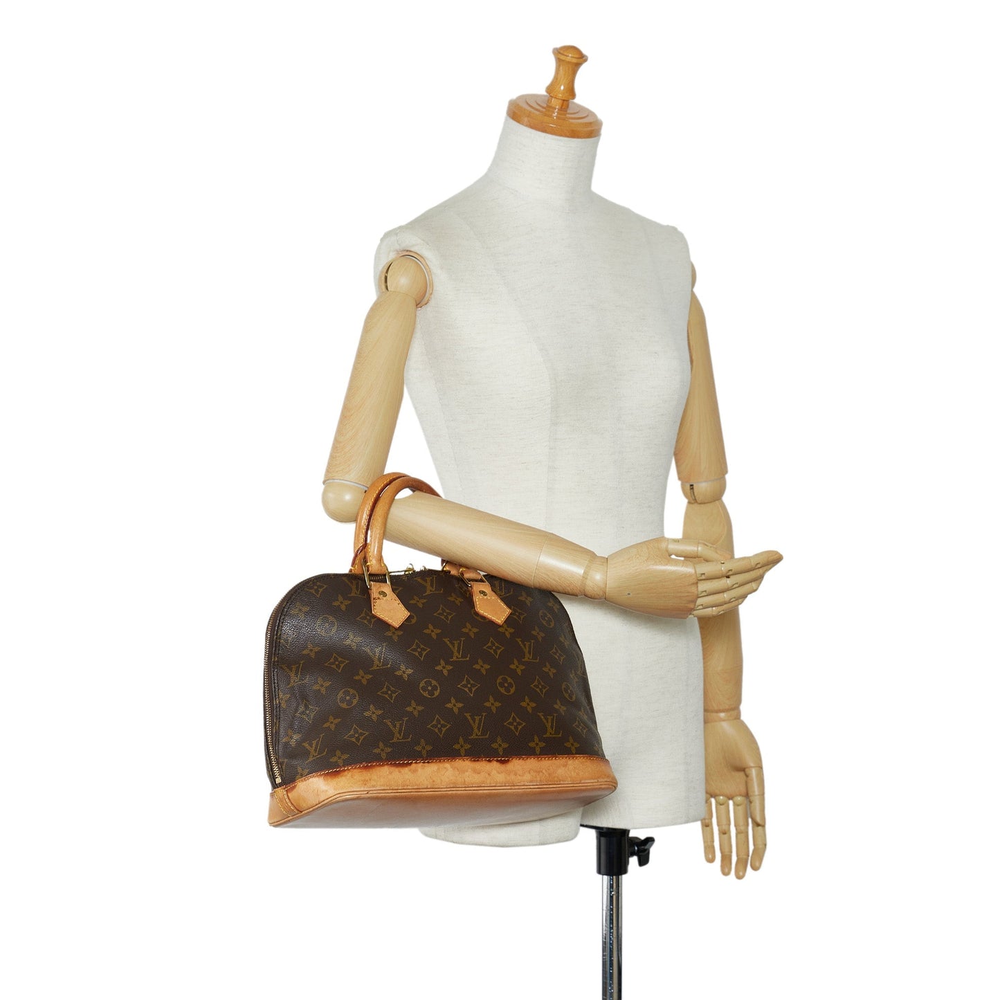 LOUIS VUITTON Monogram Alma PM Handbag