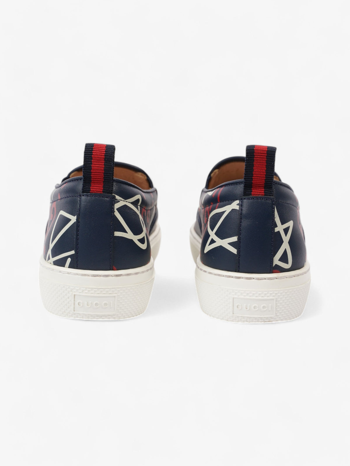 Gucci GG Star Sneakers Navy / Red / White Leather EU 38.5 UK 5.5