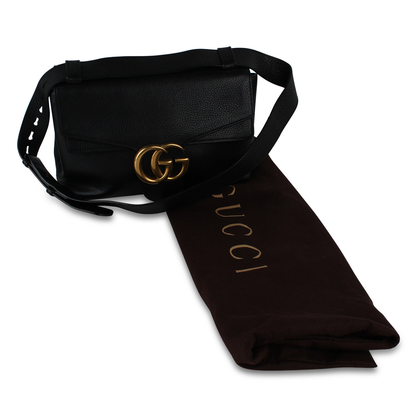 Gucci Marmont Leather Shoulder Bag