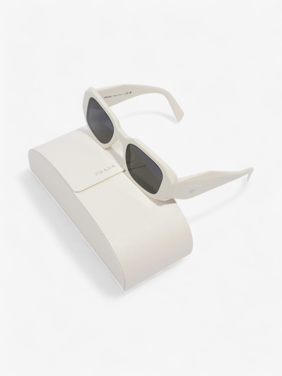 Prada Symbole Sunglasses White Acetate 145mm