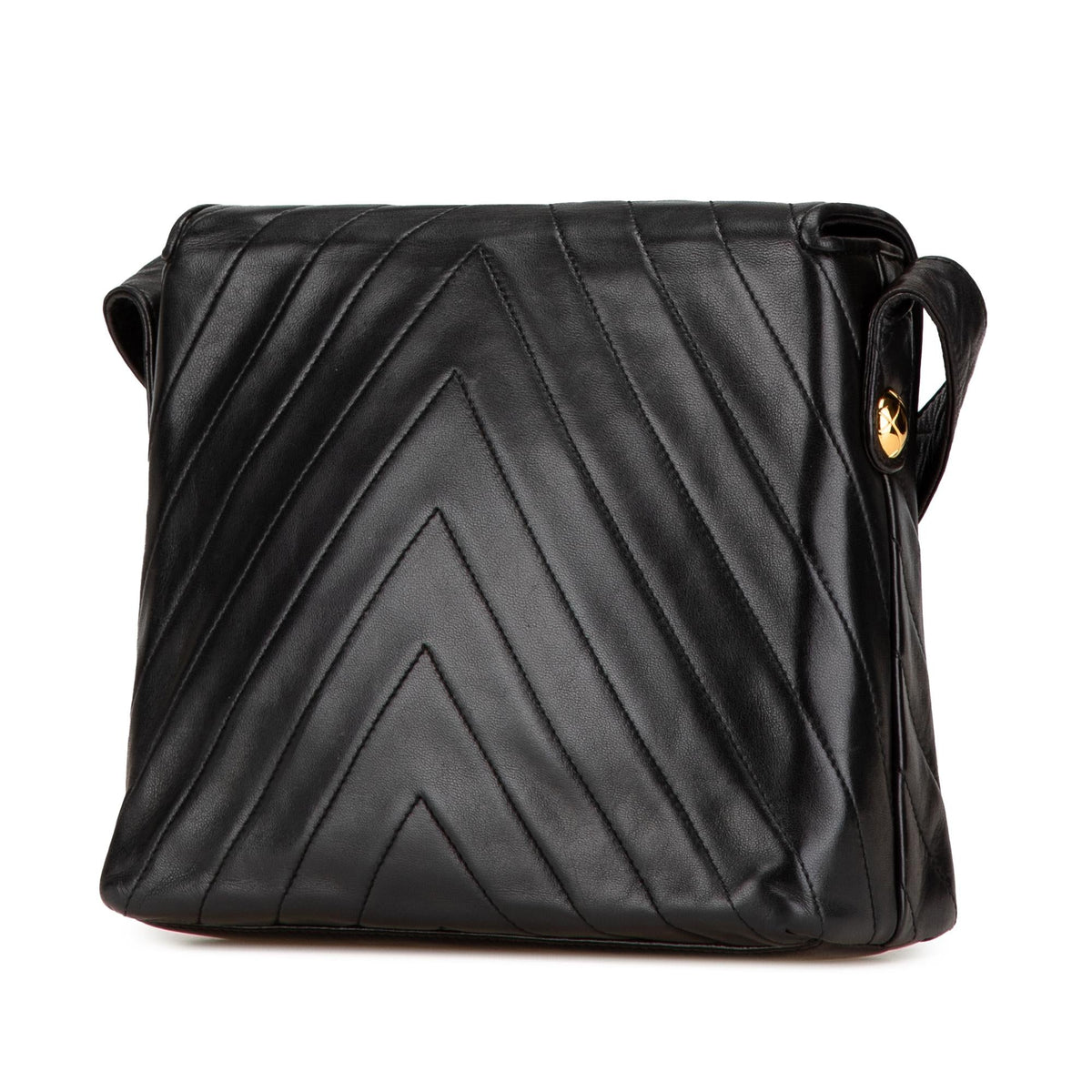 Chanel CC Chevron Lambskin Flap