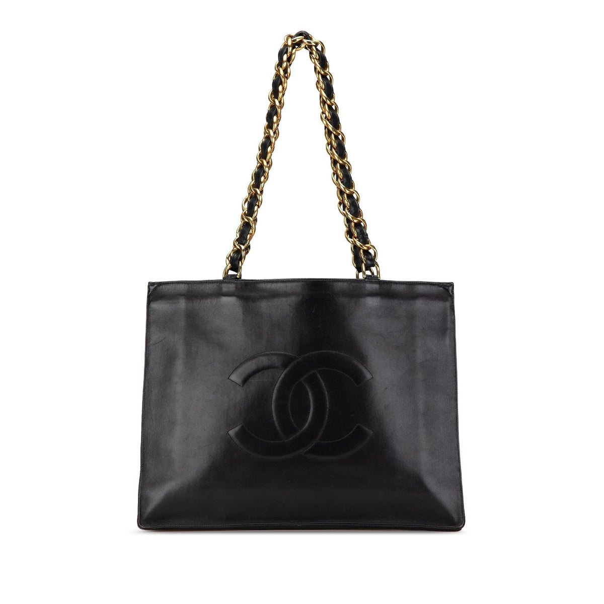 Chanel CC Lambskin Chain Tote (SHG-wGZbH7)