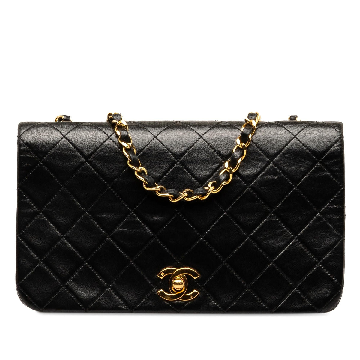 Chanel CC Quilted Lambskin Full Flap (SHG-5yOQSk)